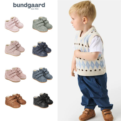 兔子鞋bundgaard新款婴儿男女宝宝魔术贴一段学步鞋皮鞋室内鞋子