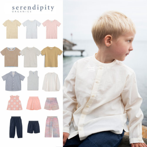 serendipity26春夏新款宝宝男女小童短袖T恤上衣牛仔裤短裤防蚊裤