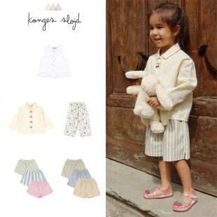 防蚊裤 Konges 女童休闲纯色印花衬衣短裤 26春夏新款 slojd