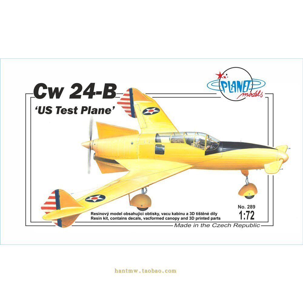 CMKPLT289 美国寇蒂斯怀特Cw 24-B技术验证机1/72树脂拼装模型