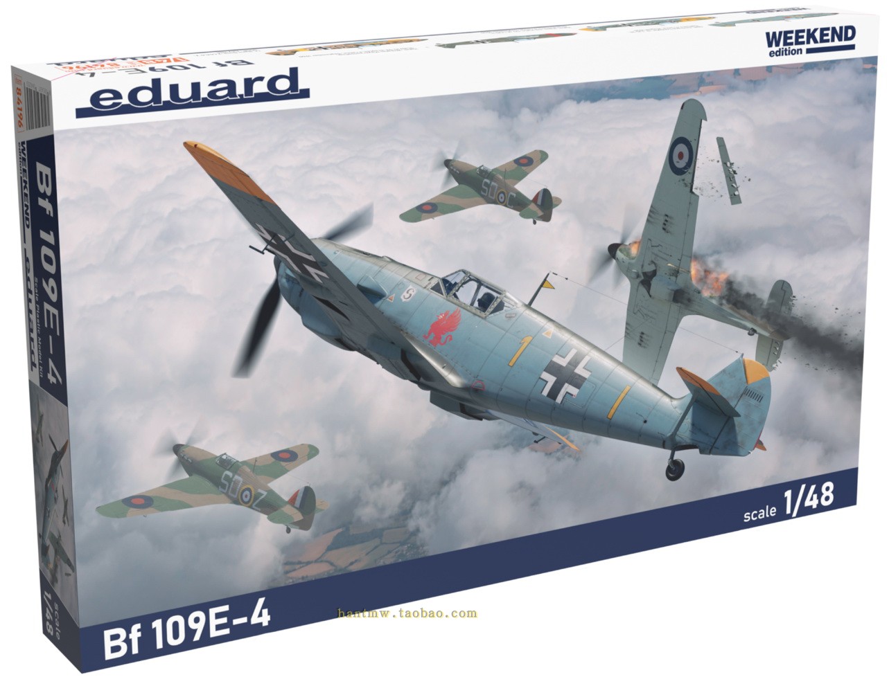 Bf109E4战斗机1/48塑料拼装模型