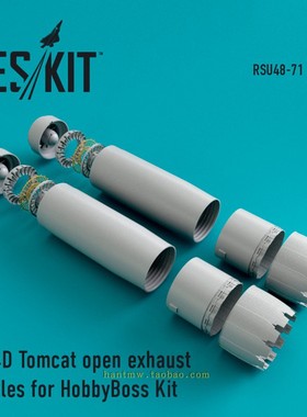 RSKU48071 F-14D熊猫战斗机扩张状态尾喷1/48树脂拼装模型配HB