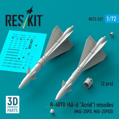 R-40TD空对空导弹1/72打印模型