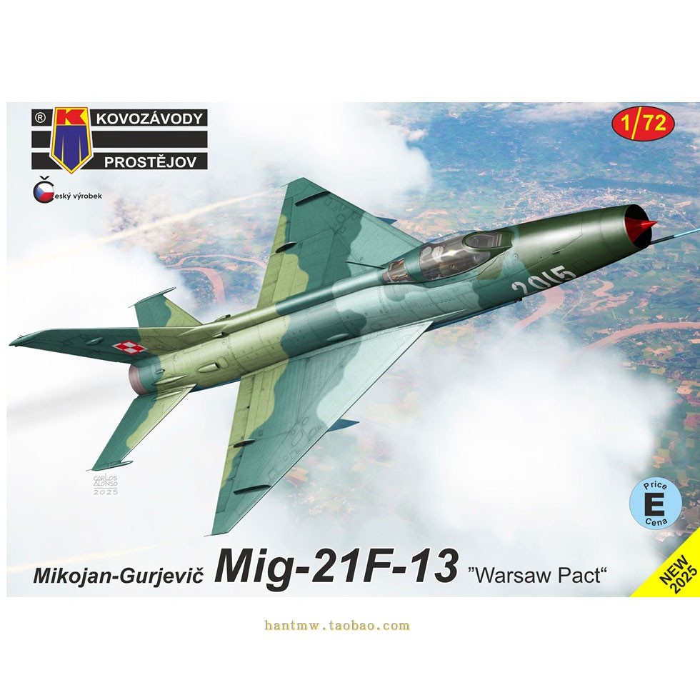 Mig-21F13战斗机1/72拼装模型