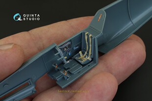 QSD48083 Bf109F2/F4战斗机1/48拼装模型立体彩色座舱贴配牛魔王