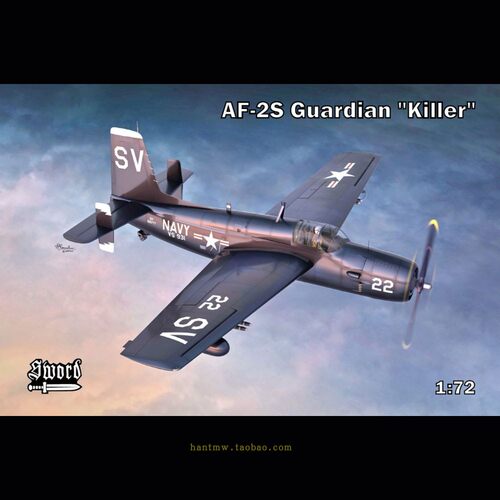 格鲁门AF-2S/3S反潜机1/72模型