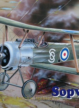 VALOM14402  Sopwith Pup战斗机1/144拼装飞机模型双机套装