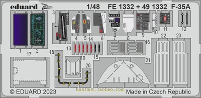 F-16AMLU战斗机1/48彩色内外PE