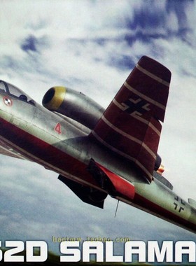 BRP144005二战德国亨克尔He-162D战斗机1/144塑料拼装飞机模型