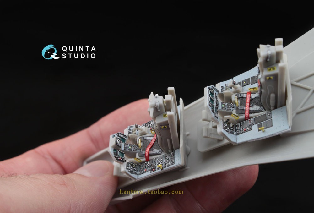 F-16D教练机模型立体1/48座舱贴