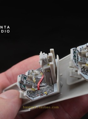 QSD-48032 1/48 F-16D战斗教练机模型立体彩色座舱贴配长谷川