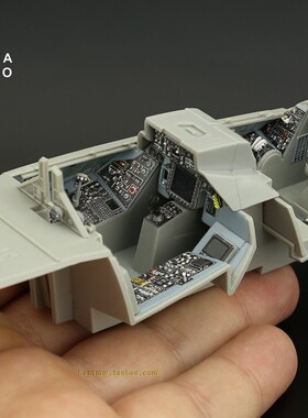 QSD-32099 F-14B战斗机1/32拼装模型3D立体彩色座舱贴配小号手
