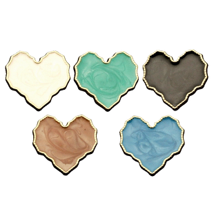 彩色金属扣毛衣扣子上衣女开衫纽扣时尚大衣扣休闲外套西装扣心形