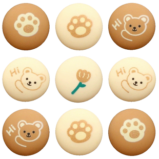 小清新可爱圆形纽扣扣子儿童宝宝衣服扣时尚毛衣开衫外套装饰钮扣