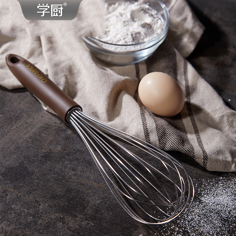 学厨 不锈钢304手动打蛋器奶油鸡蛋月饼搅拌器厨房搅拌器烘焙工具