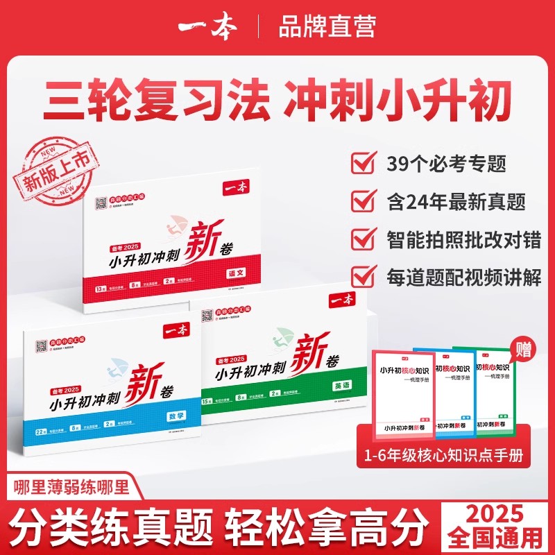 2025版一本小升初冲刺新卷