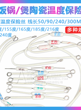 电饭锅电饭煲陶瓷温度保险丝保险管配件电阻rf216度10A 20A 250V