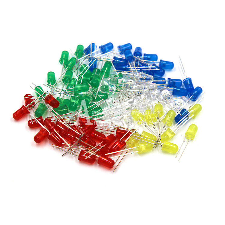 发光二极管样品元件红绿黄蓝白