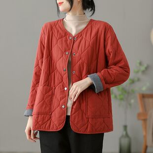 大码300斤羽绒棉棉服老年人妈妈棉袄棉衣外套内穿轻薄小棉袄女士