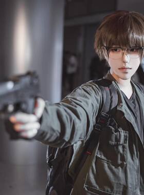 cos服吴邪同款衣服工装风衣夹克美式春秋款开春外套潮流痞帅男女