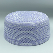 网孔回民网眼2023回回帽子男沙特平顶帽 夏季 礼拜帽男士 帽子新款