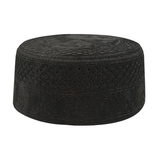 礼拜帽回帽子男2023年新款夏季回族帽休闲百搭回回平顶帽网眼小帽