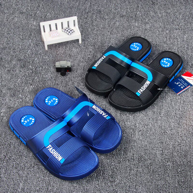 凉拖鞋男士静音家用洗澡浴室酒店宾馆防滑防臭室内家居家塑料厚底