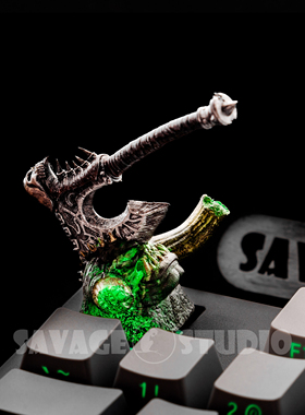 魔兽世界周边原创键帽部落血吼键帽个性礼物