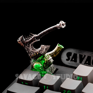 魔獸世界周邊原創(chuàng)鍵帽部落血吼鍵帽個(gè)性 禮物