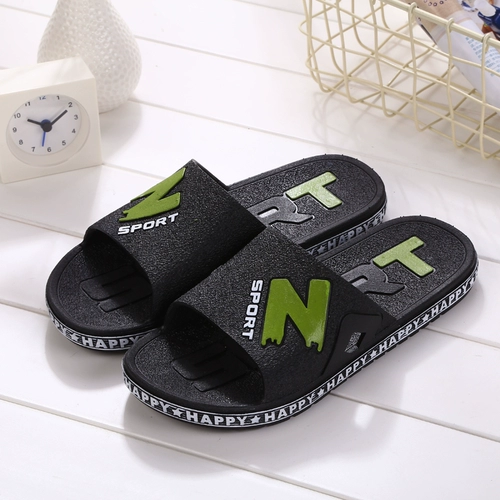 Нескользящие тапочки, трендовые слайдеры на платформе подходит для мужчин и женщин, в корейском стиле