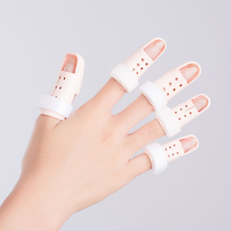 指骨夹手指骨折固定夹 冲孔透气手指夹板手指托板 护指套指骨板