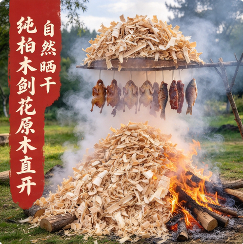 香柏木刨花锯末熏肉熏肠垫料