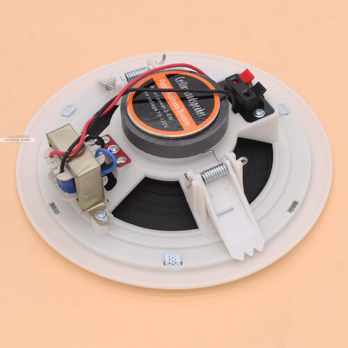 定压天花喇叭 背景音乐 公共广播扬声器 消防喇叭 3W 6W 100V
