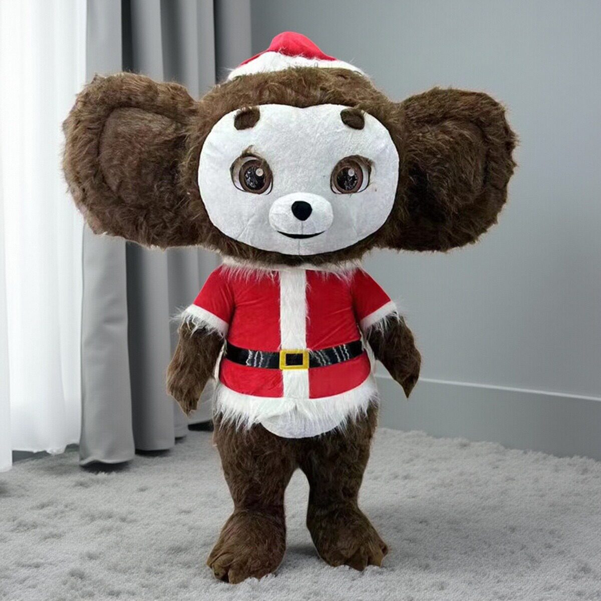 定制充气毛绒大耳猴子考拉吉祥物宣传表演出巡演卡通人偶布偶服装