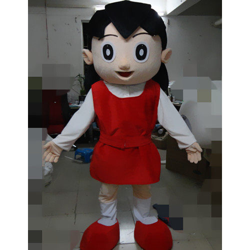 定做动漫哆啦A梦机器猫大雄表演静香道具卡通人偶衣服装巡演服布