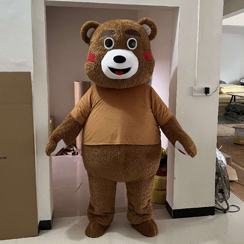 定做动漫小熊表演道具行走吉祥物可爱熊演演出巡演卡通人偶布偶装