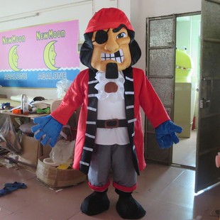 定做动漫童话活动宣传道具长胡须独海盗强盗山贼卡通人偶衣服装巡