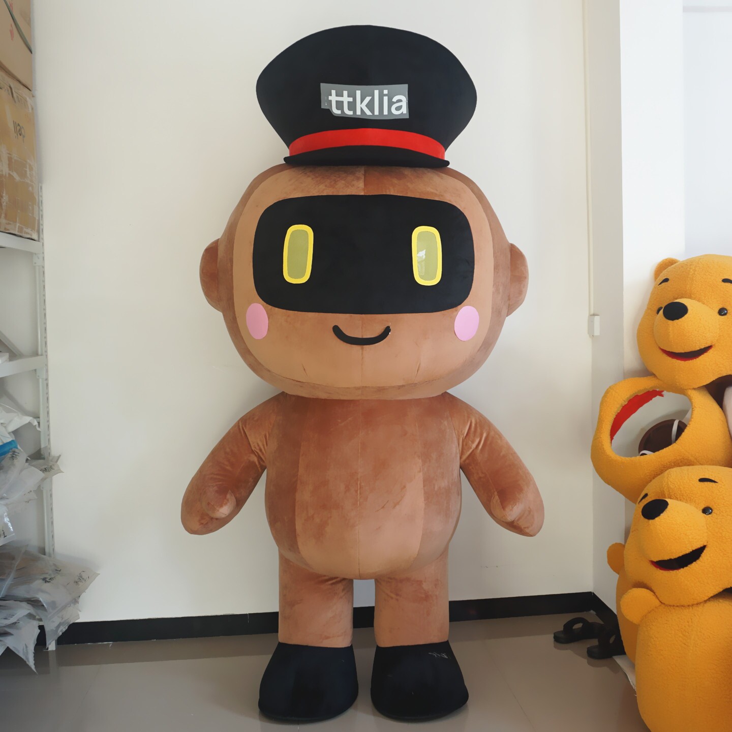 定制动漫充气机器人小猴小熊装扮表演出卡通人偶道具布偶衣服装图片
