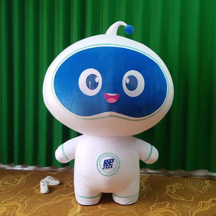 定制动漫充气机器宝宝装扮活动表演出卡通人偶气模道具布偶衣服装图片
