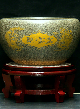 超特大陶瓷聚宝盆招财聚财送礼乔迁开业广告居家玄关客厅摆件