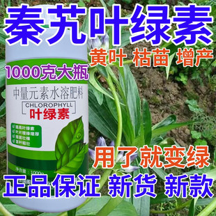 秦艽叶绿素叶面肥植物肥料增绿增厚花卉果树蔬菜黄叶死苗水溶肥料