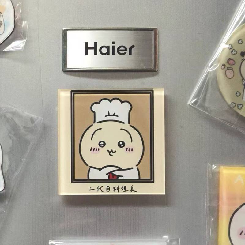 chiikawa吉伊卡哇乌萨奇冰箱贴亚克力磁吸贴可爱卡通二次元小八