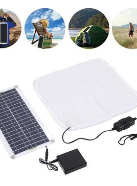 户外太阳能板电热毯电池盒控制器18V低压宠物取暖器保温防寒24H用