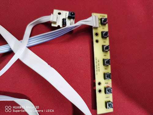 康嘉KJY32V55 液晶电视 遥控接收 385-IR DT按键YY-DLED32-42-KEY
