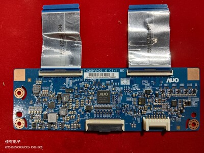 无排线原装三星 UA43J5088ACXXZ逻辑板 T430HVN01.6 43T01-C02