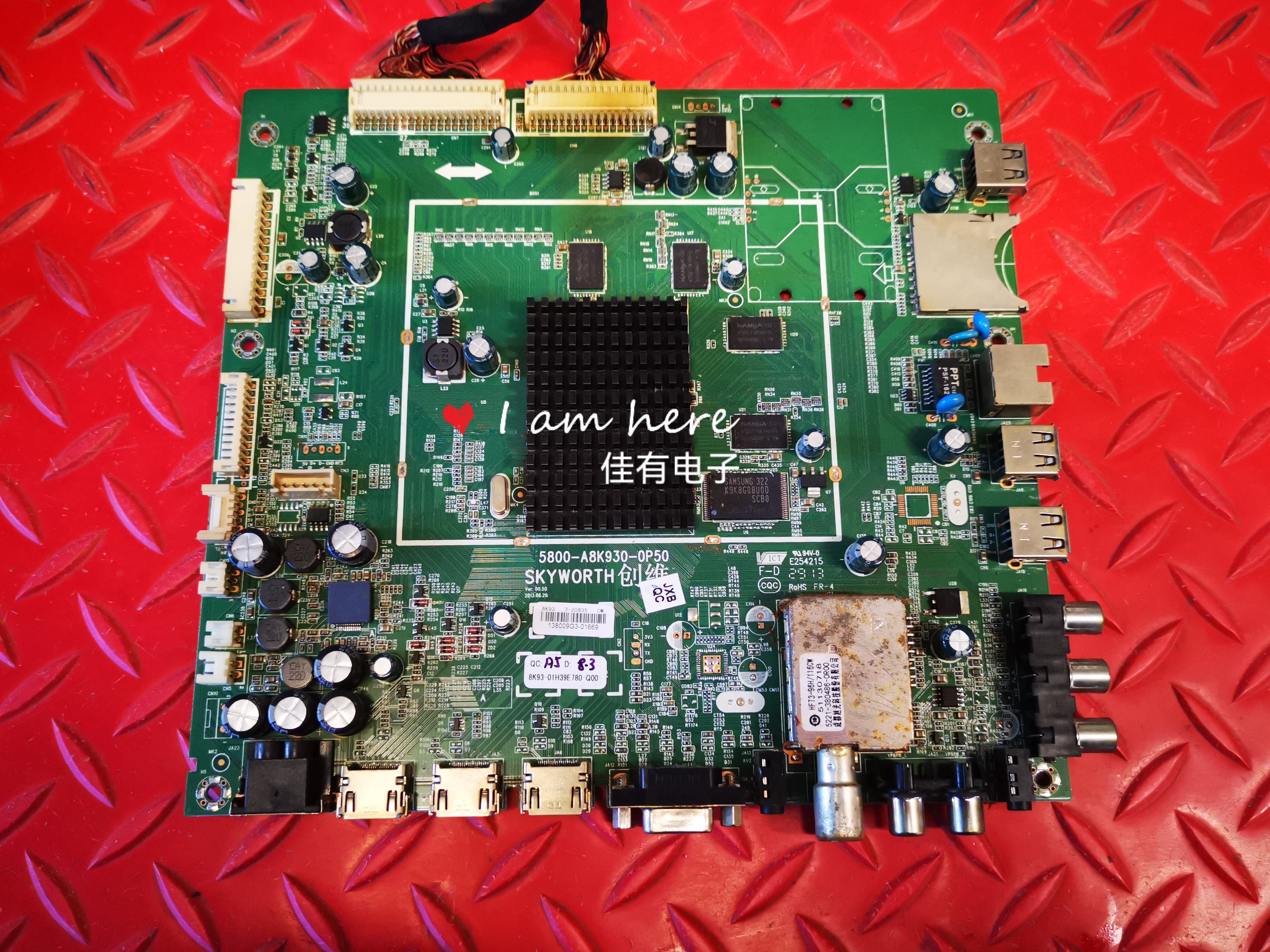 原装创维39E780U主板5800-A8K930-0P50屏V390DK1-LS1