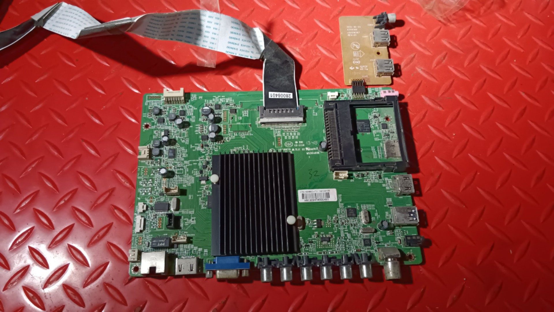 原装康佳 LED42X9600UF主板 35018678 屏V420DK1-KS1 测试好