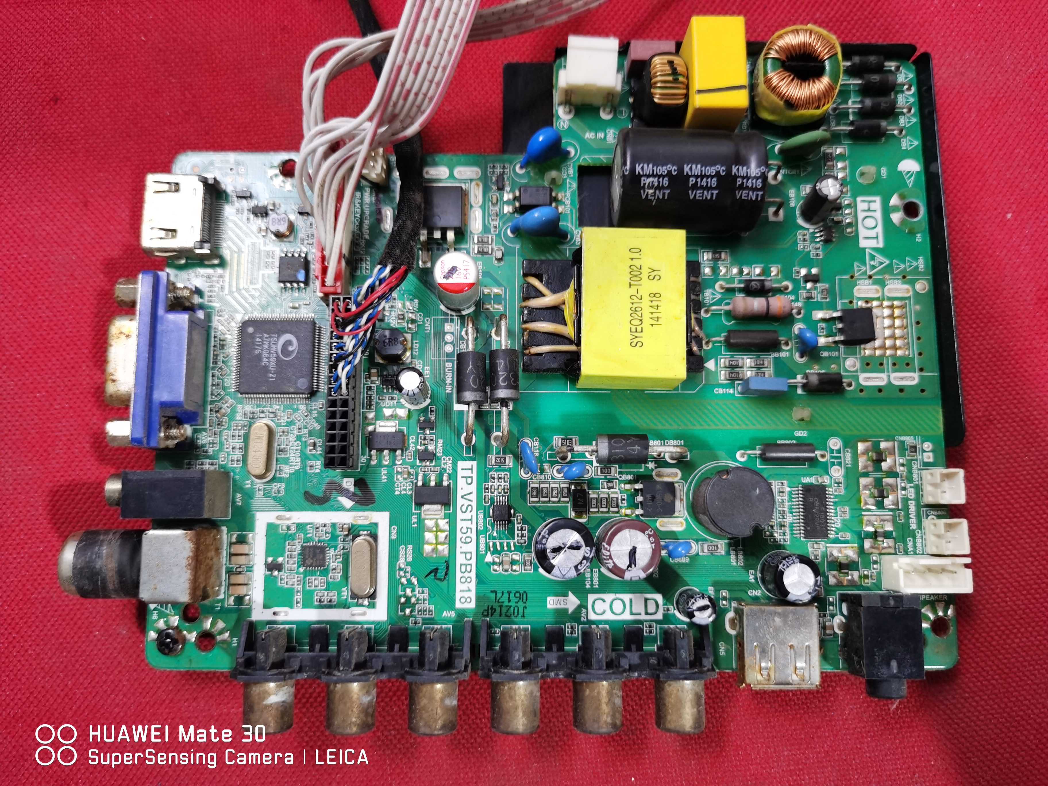 组装机29寸TP.VST59.PB818 配边板V290BJ1-XC01