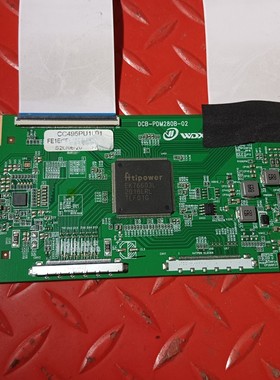 无排线左插 电视50寸逻辑板DCB-PDM280B-02白色贴纸CC495PU1L01