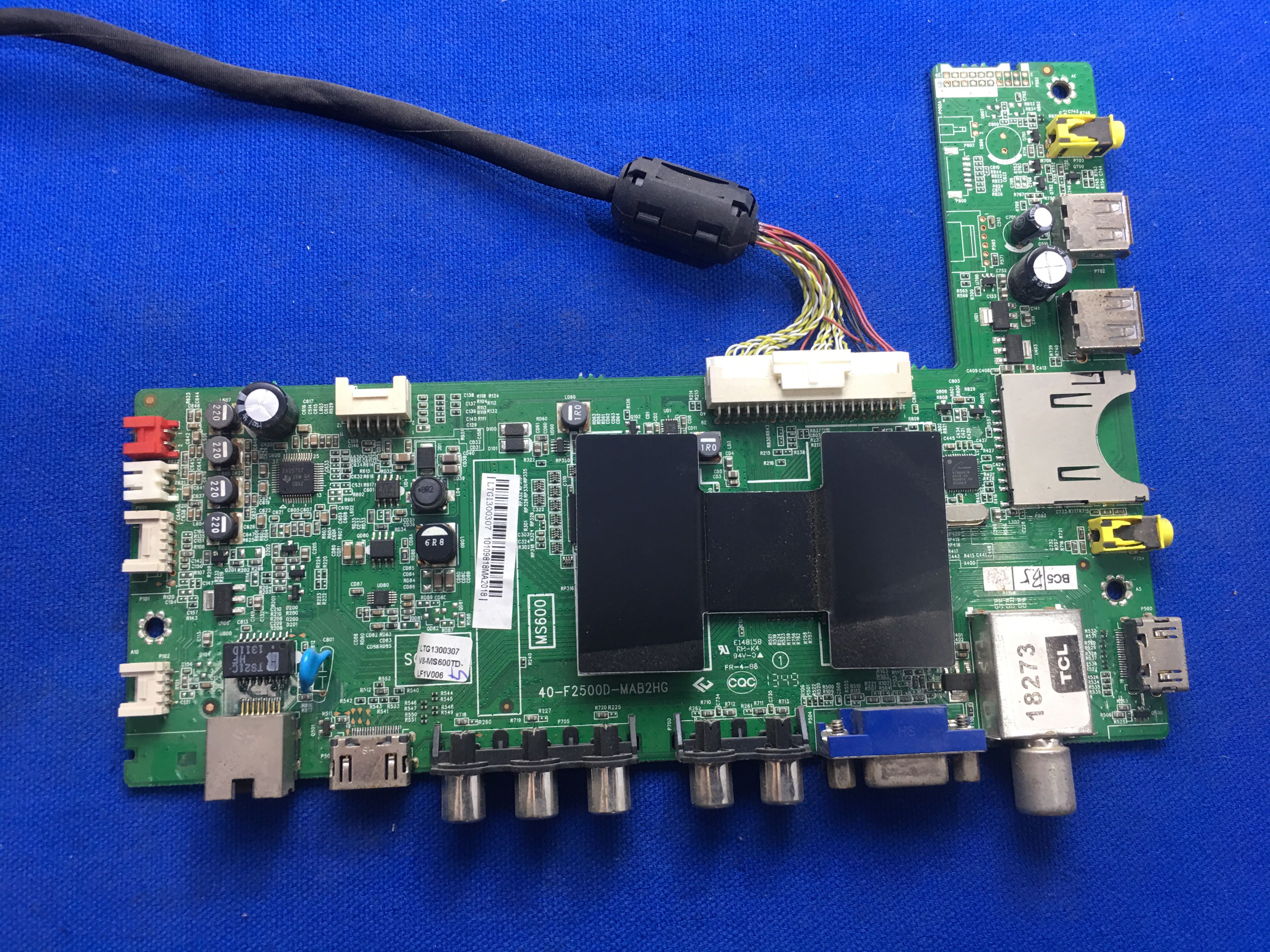 TCL L42F2590E主板40-F2500D-MAB2HG屏LVF420CM0T E1 V1